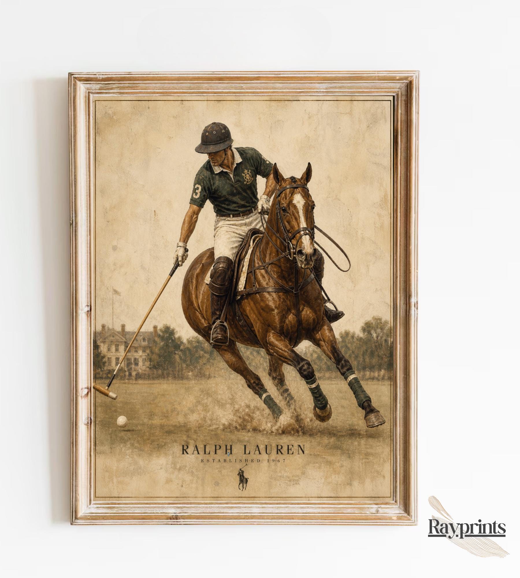 Ralph Lauren Equestrian Horse Prints - Etsy