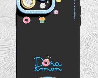 Doraemon - Graphite Black Case for Apple iPhone 15 Pro - New