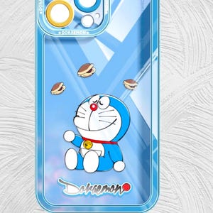 Doraemon - Coque Clear Blue pour Apple Iphone 15 Pro - Neuve