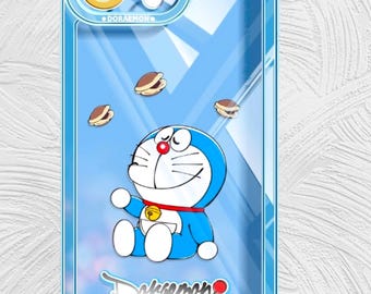 Doraemon - Clear Blue Case for Apple iPhone 15 Pro - New