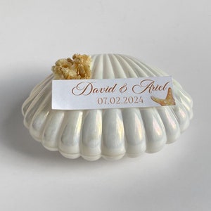 Wedding Candle Gift, Engagement Candle Favors, Custom Shell Shaped Candle Wedding Favors For Guests, Beach Wedding Favors, Bridal Shower