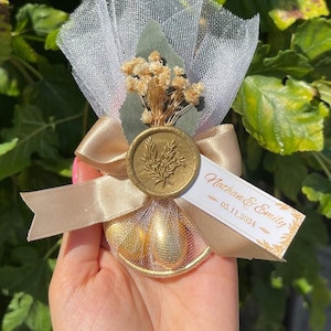Wedding Gift, Almond Candy Favors for Wedding Guest, Custom Edible Candy Favors, Engagement Candy Favor, Baptism Almond Dragee Favors
