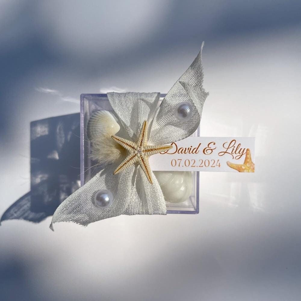 Wedding Gift, Sea Shell Candle Favors, Customizable Bulk Gifts for Wedding Guests, Shell Shaped Candle Gift For Guests, Beach Wedding Favors