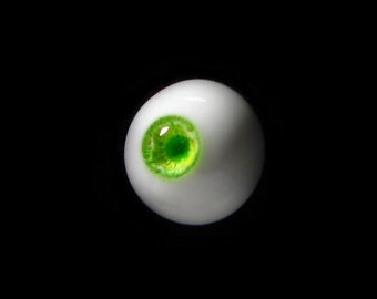 NEW 10mm Small iris bjd eyes "Key Lime", Bjd eyes, Doll eyes, Neon Green eyes, Handmade eyes, Resin eyes, Realistic eyes, Fantasy eyes