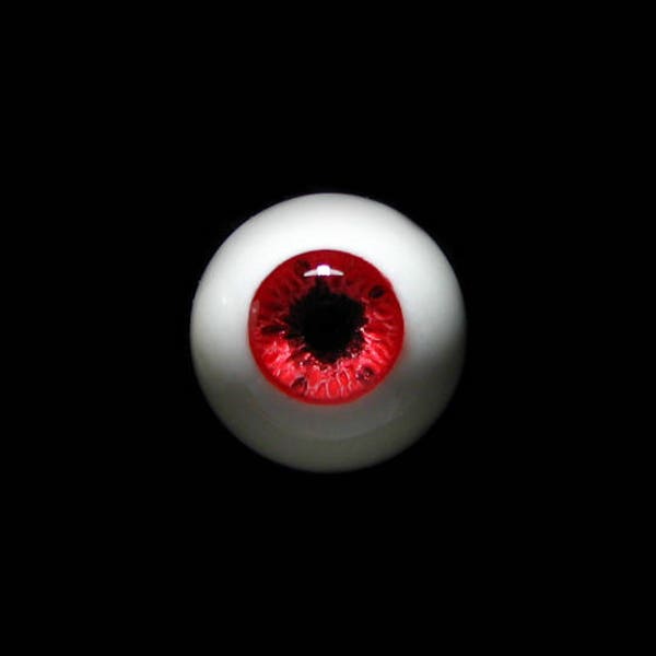 IN STOCK 18mm bjd eyes "Dragon Fruit", Bjd eyes, Doll eyes, Red eyes, Urethane eyes, Resin eyes, Fantasy eyes, Realistic eyes