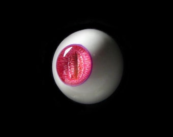 NEU 14mm Augen mit geschlitzter Pupille in Hot Pink, Reptilien Augen, Katzenaugen, Schlangenaugen, Drachenaugen, Fantasy Augen, Bjd Augen, Harz Augen