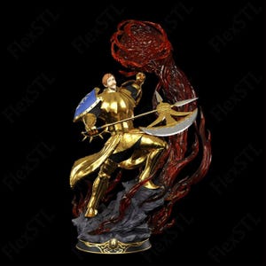 Escanor STL-figuur - Seven Deadly Sins - 3D-afdrukbare bestanden