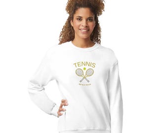 Sudadera de tenis vintage con diseño "Nos vemos en el club" Sudadera unisex clásica con cuello redondo