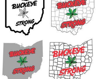 Archivos Buckeye Strong, 2 SVG y 2 PNG