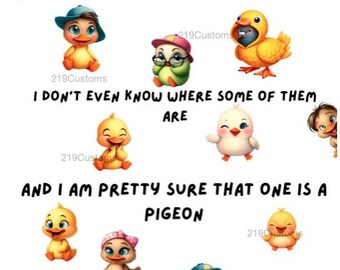 No, mis patos no están en fila (archivo PNG)