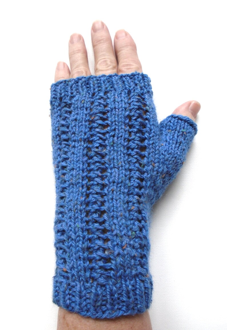cotton fingerless gloves