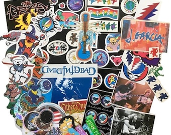 Grateful Dead Sticker Patch Hippie Tanzender Bär Jerry Stealy Bolt Deadhead Rare Tour Show Konzert Sammlerstück Deadstock Kleine Große Festival