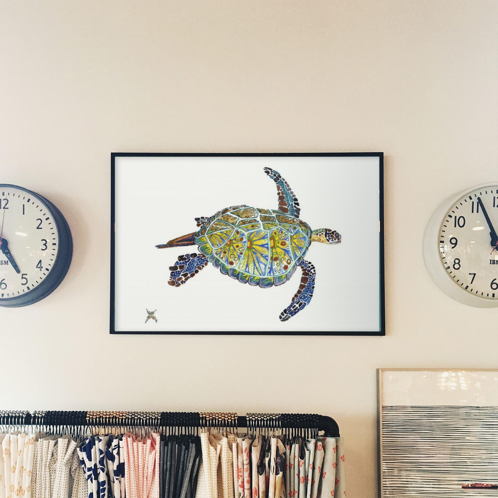 Sea Turtle // home decor// Art Print// beach art //island Gift Etsy