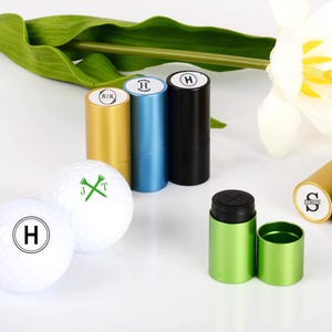 Personalized Name Golf Ball Stamp,Golf Ball Stamp Set,Custom Monograms Golf Ball Stamp,Golf Ball Marker,Gifts for Golf Lover,Husband&#39;s Gifts
