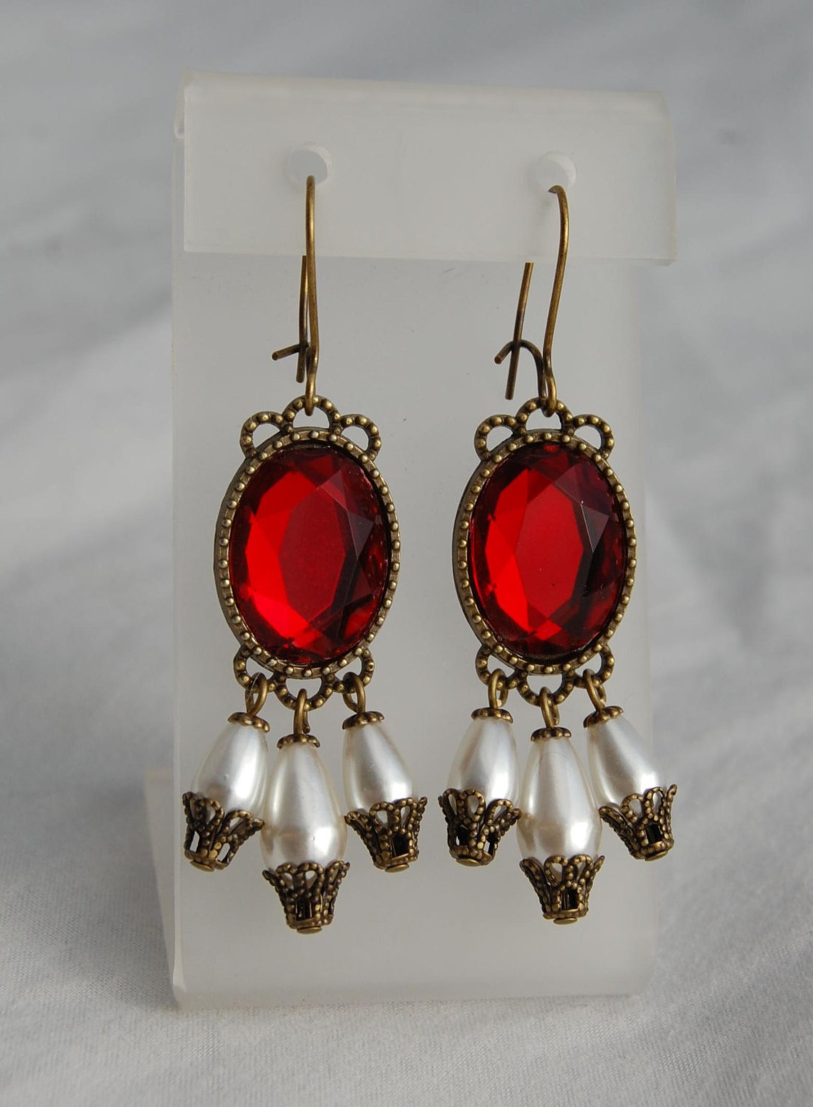 Renaissance Earrings Medieval Elizabethan Tudor Earrings for Etsy