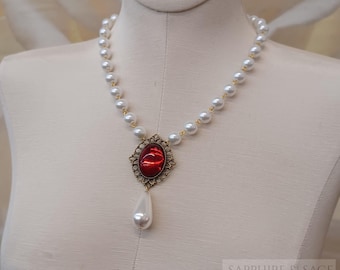 17-18 inch "Elinor" Renaissance Necklace:  Medieval Victorian Elizabethan Tudor for Faire Wedding Dress Gown