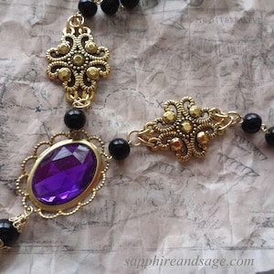 PICK YOUR COLOR: Morgan Renaissance Pirate Necklace, Medieval Tudor Elizabethan Victorian Georgian Regency Civil War Faire Dress Gown