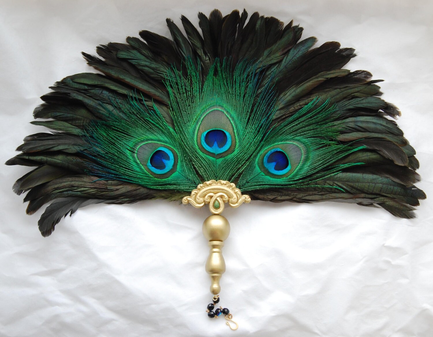 How To Make Peacock Feather Fan