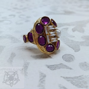 PICK YOUR COLOR: Queen Elizabeth I Tudor Portrait Reproduction Locket Finger Ring, Renaissance, Medieval, Sca Cosplay Ren Faire Dress