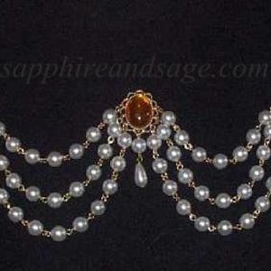 PICK YOUR COLOR: &quot;Guinevere&quot; Renaissance Bodice Jewellery Jewelry Medieval Elizabethan Tudor Faire Theater Wedding Dress Gown