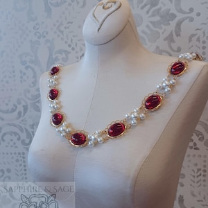 PICK YOUR COLOR: 55-60&quot;, &quot;Ferdinand&quot; Medieval Renaissance Tudor Elizabethan Livery Chain Collar for Faire Wedding Dress Doublet Jerkin King