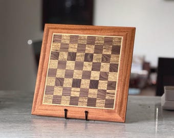 Mahogany, Black Limba / Walnut Chess Board