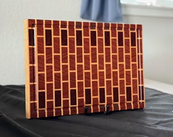Brick Patterned End Grain Cutting Board
