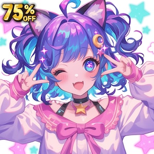 Custom PFP, PFP Commission, PFP for twitch, Anime pfp, PNGtuber pfp, Vtuber pfp, Profile Icon, discord pfp, Anime Character Commission