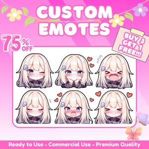 Benutzerdefinierte Twitch Animierte Emotes | Animierte Emotes | Twitch Emote für Streamer | YCH | Tier Emotes | Sticker Emote | Twitch Emotes | Motive