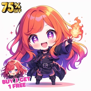 CUSTOM CHIBI Cute, Original Character Anime chibi Twitch, Chibi art, Chibi logo, Cartoon Chibi, Chibi Emotes, Fanart, Custom chibi kawaii