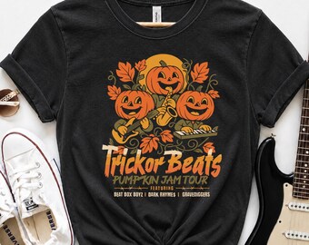 Vintage Band Halloween Music Shirt, Funny Music Humor Gift for Musicians
