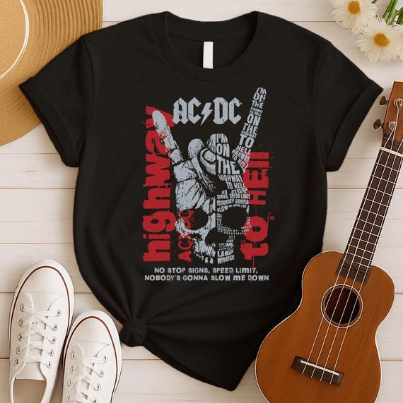 Rock Shirt Gift, Song Lyric Shirt, Rock Band Shirt, Music Lyrics Shirt, Gift for Rocker, Heavy Metal T-shirt