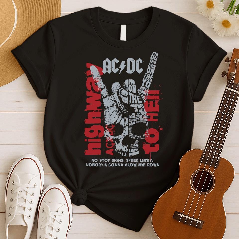 Vestir Roupa De Rockeiro Rock Metal Camisas De Bandas De Rock