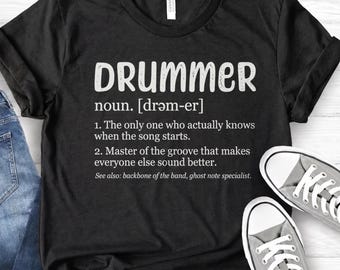 Funny Drummer Dark Humor Shirt – Gifts for Drummers, Band Directors & Percussionists