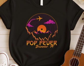 80s Neon Vaporwave and Synthwave Shirt – Gift for DJs and Record Players