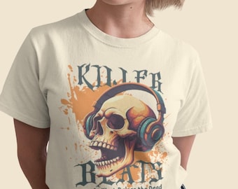 Heavy Metal Skull Shirt - Grunge Music Producer, DJ and Grindcore Fan Gift