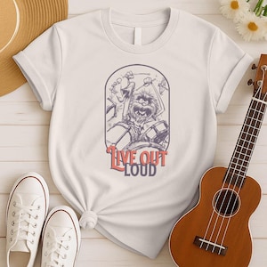 Music Lover Shirt, Muppets Tshirts, Drumming Gifts, Drummer Gift, Rock Lovers, Concert Shirt, Rock Tshirt, Retro Rock Shirt, Rock Star Tee