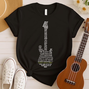 Sweet Child O' Mine Guitar Design Shirt, Rock and Roll Gift, Unique Electric Guitar Shirt, Perfect for Rock Lovers and Guitarists