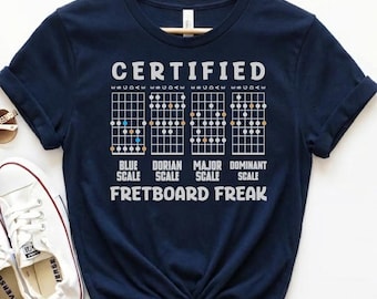 Music Theory Blues Guitarist Shirt – Gift for Graduation, Guitar Teacher & Band Directors