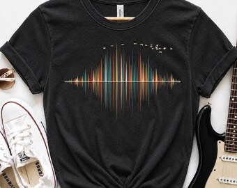 Equalizer Shirt for Sound Engineer, Audiophile Sound Guy Comfor Colors Tee, Audio Engineer Gift