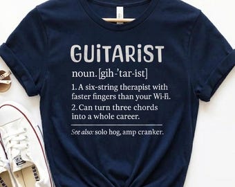 Funny Guitar Player Shirt – Music Humor Gift for Guitarists, Guitar Lovers & Dads