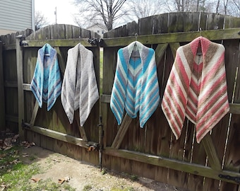 Hand Knitted - Adult Shawl