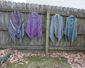 Hand Knitted - Adult Shawl