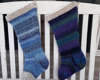 Hand Knitted Christmas Stockings