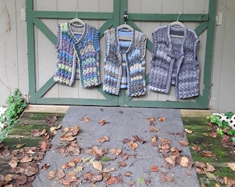 Hand Knitted - Adult Sleeveless Sweater