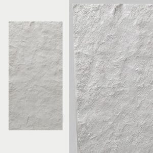 MURSO Santero G2 Modulares Steinwandpaneel | Nahtlose 3D-Felsstruktur | 120 x 60 cm Gipsdekor | Feuer- und feuchtigkeitsbeständige Wandverkleidung