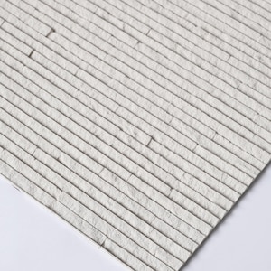 FOSSO Stone Touch Flex FLR 03 | Flexible Mineralstein-Wandpaneele | 120 x 60 cm | 7 mm tiefe Struktur | Leicht & wasserfest | Überstreichbar Bild 3