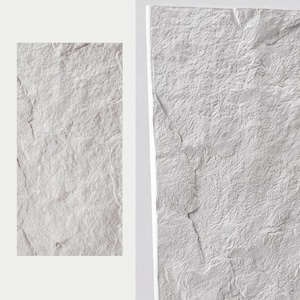 Panneau mural en plâtre effet pierre MURSO Santero G1 | Décoration murale texturée roche 3D | 120 x 60 cm | Style industriel | Résistant au feu et à l'humidité