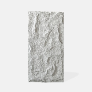 Panel de pared de piedra clara 3D 60x120cm | 0,72 m² Poliuretano | MURSO Santero A2 STONE TOUCH | Panel de pared moderno efecto piedra efecto roca