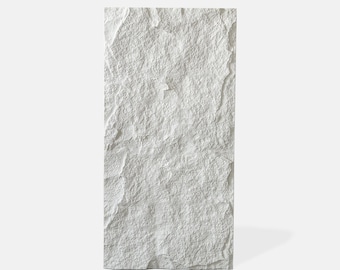 Ljus stenväggpanel 3D 60x120cm | 0,72m2 | Polyuretan | MURSO Santero A1 STONE TOUCH | Modern stenväggpanel stenvägg
